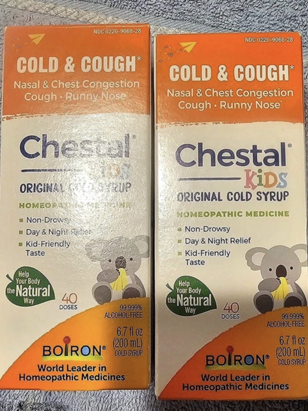 Boiron Chestal Kids Cold & Cough Syrup 2-Pack